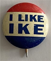 I Like Ike campaign pin