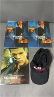 4pc Jason Bourne Movie Press Kits w/ Memorabilia