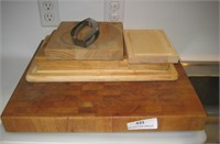 Lot of Wooden Cutting Boards