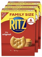 RITZ Original Crackers, Family Size, 3 Boxes. Exp