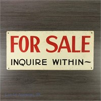 Hand Painted "FOR SALE" Sign
