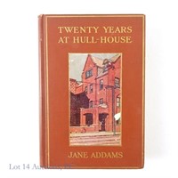J. Addams Twenty Years at Hull-House Book 1st Ed