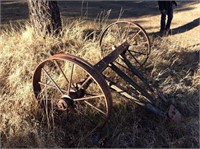 Antique Wagon Wheel Axle