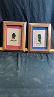 George Washington & Abraham Lincoln framed