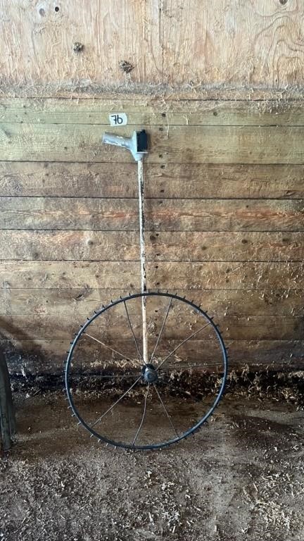 Antique Measuring Wheel.