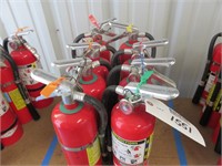 (8) Rechargeable Commercial Fire Extinguishers