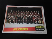 1980-81 TOPPS PHILADELPHIA FLYERS TEAM POSTER