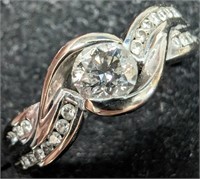$3950 14K  4.16G Natural Diamond 0.45Ct Ring