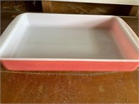 Pyrex Pink Flamingo, 7.5 x 11.5