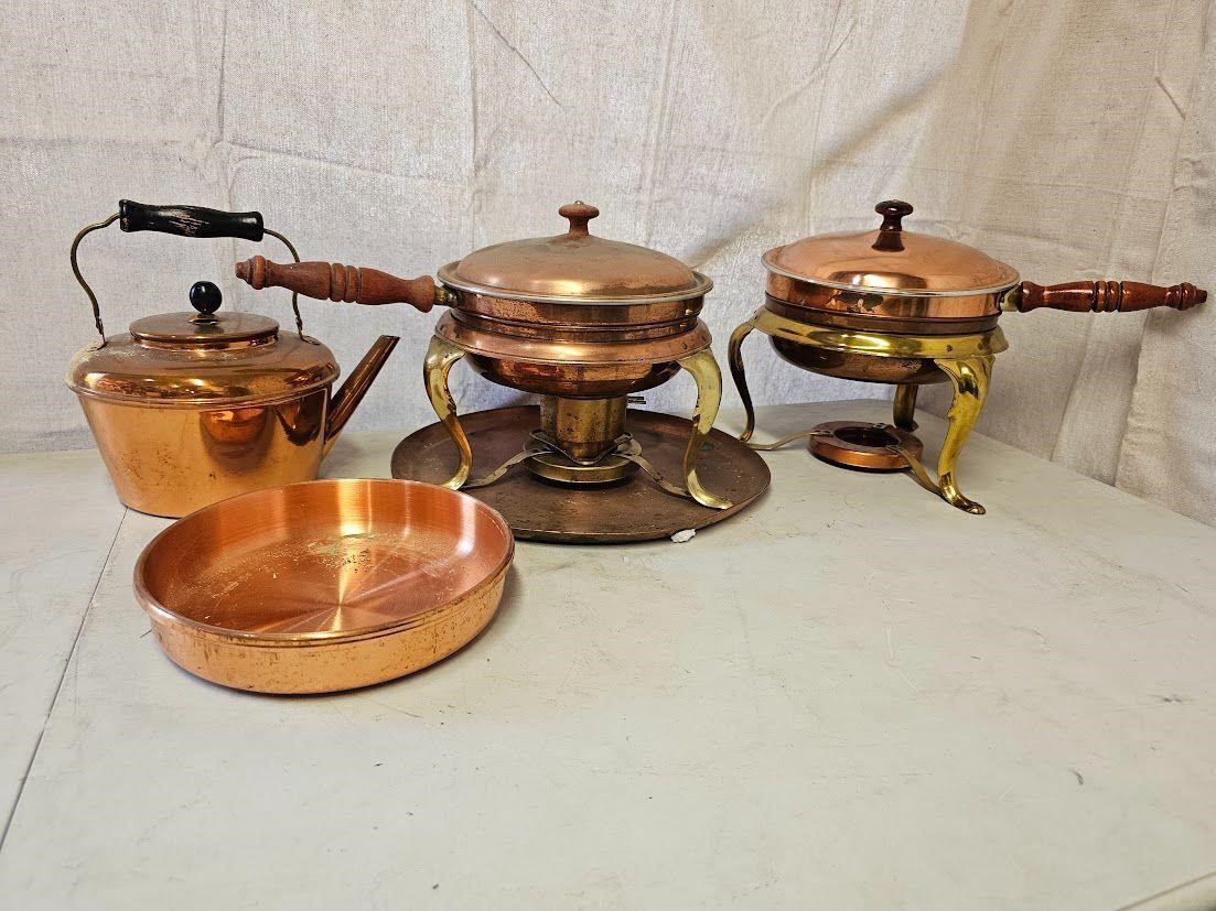 copper dishware