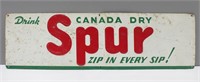 CANADA DRY SPUR ADVERTISING SIGN