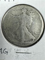 1917 Silver Walking Liberty Half-Dollar