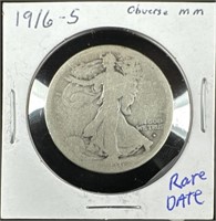 1916-S (Key Date) Silver Walking Liberty