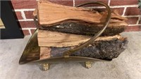 Brass Firewood Holder