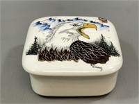 Keith Elsberry Hand Painted Ceramic Trinket Box