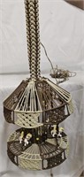 Macrame Carousel Hanging Lamp Shade