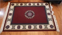 Machine Woven Asian Style Area Rug