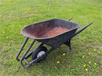 Easy Tip All Metal Wheel Barrow