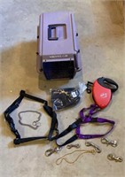 Kennel, leash, harness and leash parts
