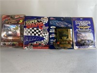 NASCAR collectibles 4 pcs