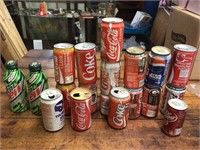 Coca Cola PEPSI Mt. Dew Collectors Cans