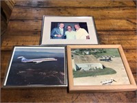 3 Pictures with frames