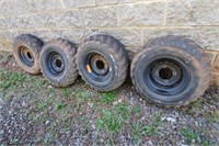 4 ATV Wheels & Tires (used)