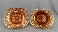 Pair of Blackberry Open Edge two sides up baskets