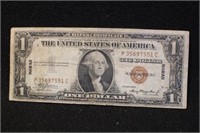 1935A WW2 $1 HAWAII EMERGENCY Bank Note