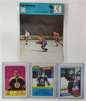 4 Cards Incl. 1967-68 Hodge, 1980-81 Gretzky