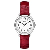 $43  Women's Timex Easy Reader Watch - Silver/Red