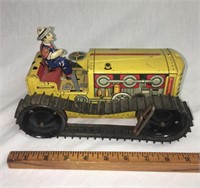 Tin Wind-up Catapillar--MAR toys