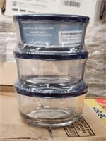 (61x) Anchor Hocking 2-Cup Cantainer 3pk