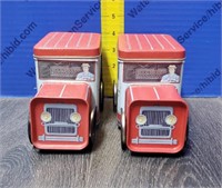 2 Tin Box Trucks