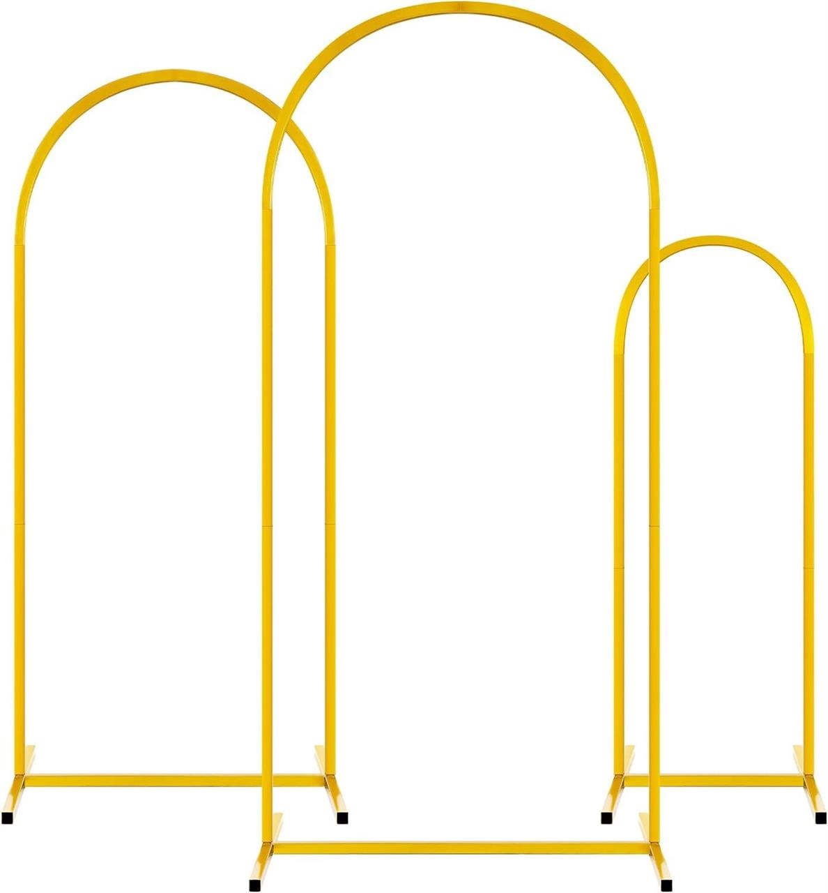 Amyhill 3 Metal Wedding Arches  Gold