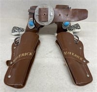 Maverick fanner toy gun with holster