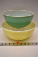 Yellow 404 Primary bowl and green unmarked