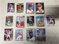 13 cardinals baseball collectors cards