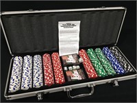 Big Lot of Poker Chips w/ Case