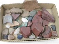 Box Of Pot Chards & Rocks