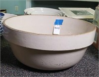 LARGE CROCK MIXING BOWL, APPROX. 13" X 6"