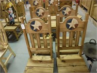 4pc Texas Star Chairs
