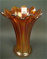 7 1/2” Tall N Thin Rib Flared Vase – Mari. (nice