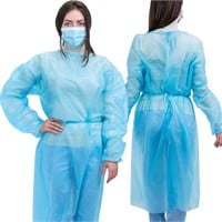 20pk Disposable Isolation Gowns