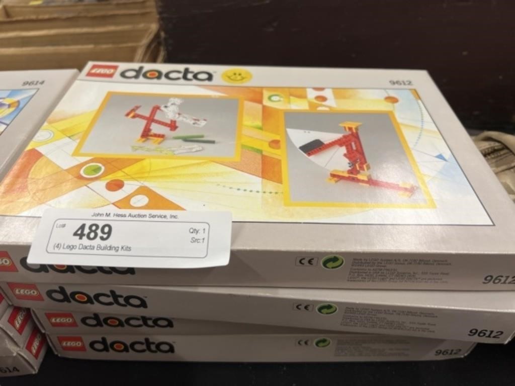 (4) Lego Dacta Model 9612 Building Kits