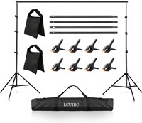 $45  Photo Backdrop Stand  LCUIRC 10x8.5ft (WxH)
