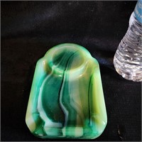 Rare Vidrio Products slag glass Ashtray