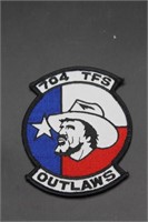 Air Force Military Patch - Texas 704 TFS Outlaws