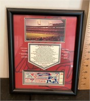 Cardinals stadium photo & Replica 1964 game ticket