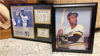 Roberto Clemente framed items